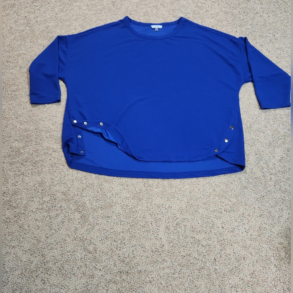 Cable & Gauge Royal Blue Women's Top.